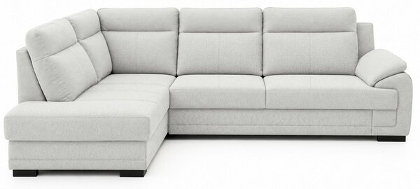 ROHOVÁ SEDAČKA, drevo, textil, kompozitné drevo, svetlosivá MID.YOU - Sedačky, Online Only