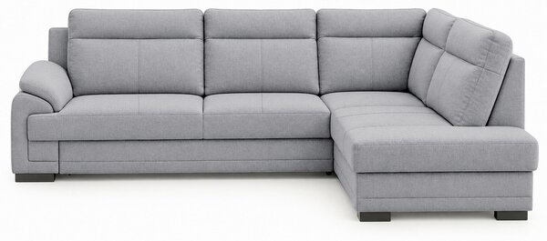 ROHOVÁ SEDAČKA, drevo, textil, kompozitné drevo, tmavosivá MID.YOU - Sedačky, Online Only