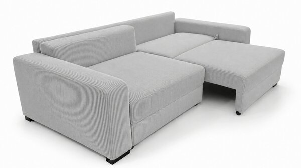 TROJMIESTNA POHOVKA, drevo, textil, kompozitné drevo, svetlosivá MID.YOU - Sedačky, Online Only