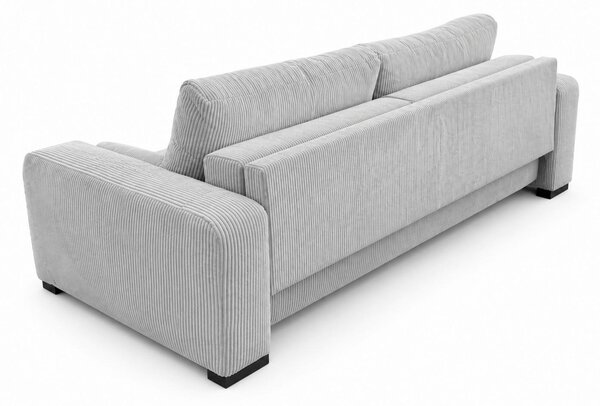 TROJMIESTNA POHOVKA, drevo, textil, kompozitné drevo, svetlosivá MID.YOU - Sedačky, Online Only