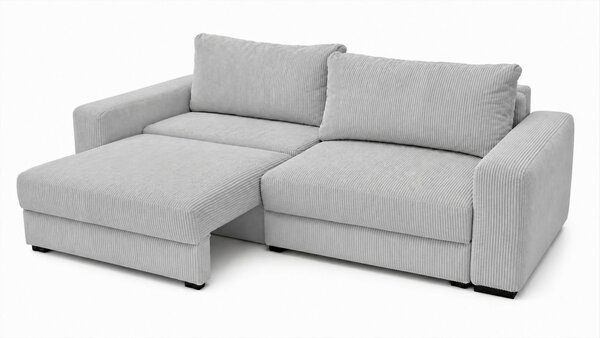 TROJMIESTNA POHOVKA, drevo, textil, kompozitné drevo, svetlosivá MID.YOU - Sedačky, Online Only
