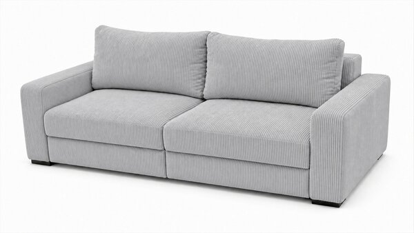 TROJMIESTNA POHOVKA, drevo, textil, kompozitné drevo, svetlosivá MID.YOU - Sedačky, Online Only