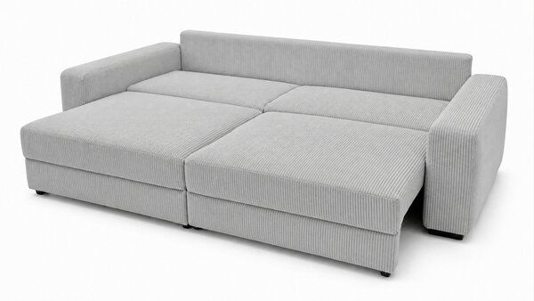 TROJMIESTNA POHOVKA, drevo, textil, kompozitné drevo, svetlosivá MID.YOU - Sedačky, Online Only