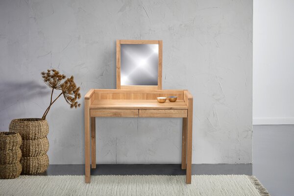 TOALETNÝ STOLÍK, divoký dub, 100/45/75-135 cm Linea Natura - Toaletné stolíky, Online Only
