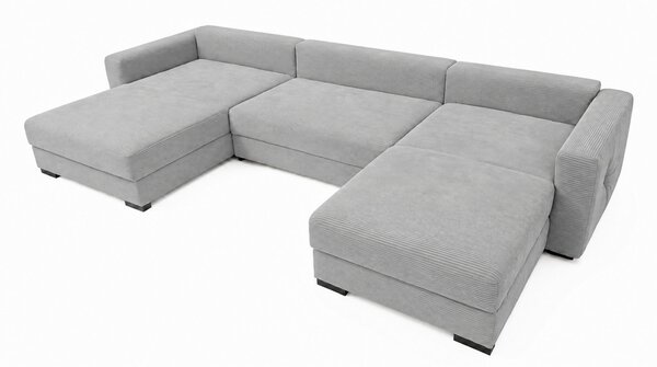 SEDACIA SÚPRAVA, drevo, textil, kompozitné drevo, svetlosivá MID.YOU - Sedačky, Online Only