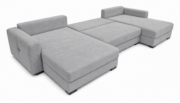 SEDACIA SÚPRAVA, drevo, textil, kompozitné drevo, svetlosivá MID.YOU - Sedačky, Online Only