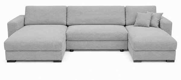 SEDACIA SÚPRAVA, drevo, textil, kompozitné drevo, svetlosivá MID.YOU - Sedačky, Online Only