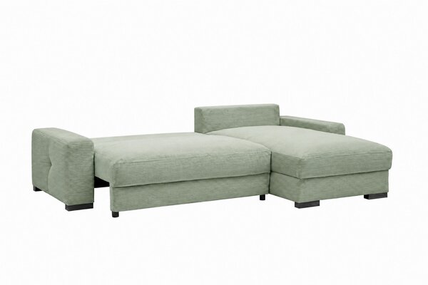 ROHOVÁ SEDAČKA, drevo, textil, kompozitné drevo, mätovozelená MID.YOU - Sedačky, Online Only