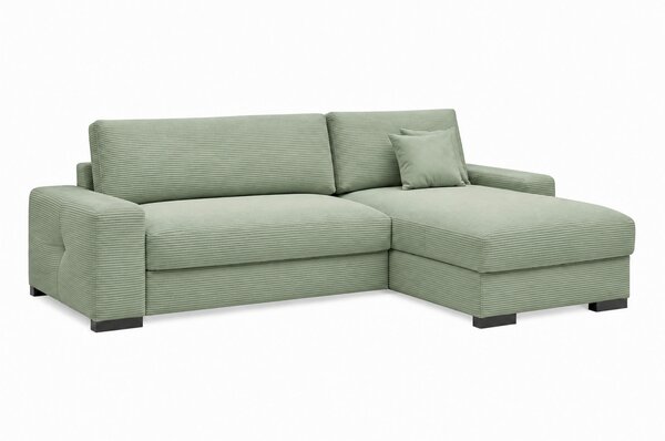 ROHOVÁ SEDAČKA, drevo, textil, kompozitné drevo, mätovozelená MID.YOU - Sedačky, Online Only