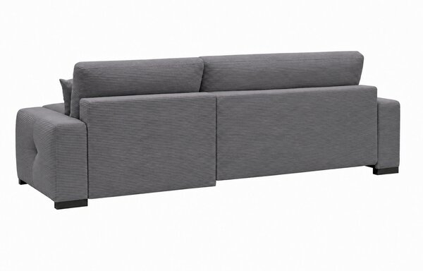 ROHOVÁ SEDAČKA, drevo, textil, kompozitné drevo, sivá MID.YOU - Sedačky, Online Only