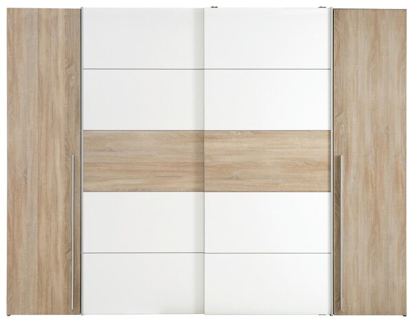 ŠATNÍKOVÁ SKRIŇA, biela, dub sonoma, 270/210/61 cm Carryhome - Skrine, Online Only