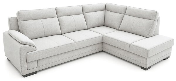ROHOVÁ SEDAČKA, drevo, textil, kompozitné drevo, svetlosivá MID.YOU - Sedačky, Online Only