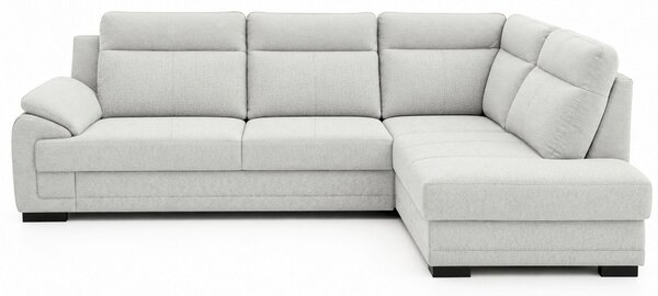 ROHOVÁ SEDAČKA, drevo, textil, kompozitné drevo, svetlosivá MID.YOU - Sedačky, Online Only