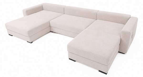 SEDACIA SÚPRAVA, drevo, textil, kompozitné drevo, béžová MID.YOU - Sedačky, Online Only
