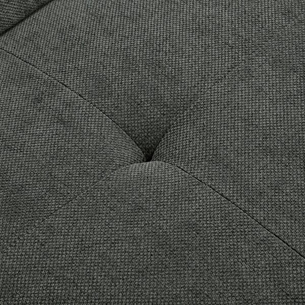 ROHOVÁ SEDAČKA, drevo, textil, kompozitné drevo, tmavosivá MID.YOU - Sedačky, Online Only