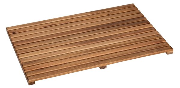 Drevená kúpeľňová predložka v prírodnej farbe 40x60 cm Acacia – Wenko