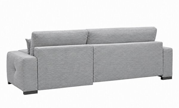 ROHOVÁ SEDAČKA, drevo, textil, kompozitné drevo, svetlosivá MID.YOU - Sedačky, Online Only