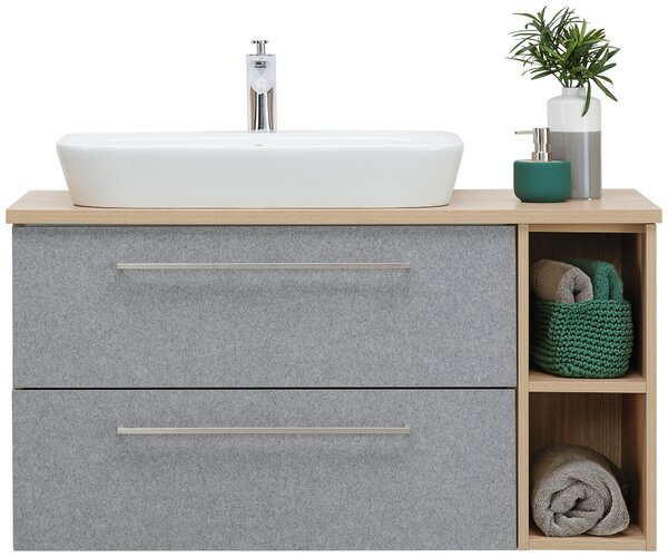 SKRINKA S UMÝVADLOM, farba duba, 102,3 cm Stylife - Kúpeľňové skrinky
