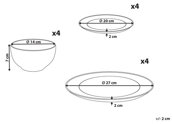 12-dielna sada jedálenského riadu biela porcelán reaktívna glazúra ručne vyrobený servis pre 4 osoby s vianočným motívom