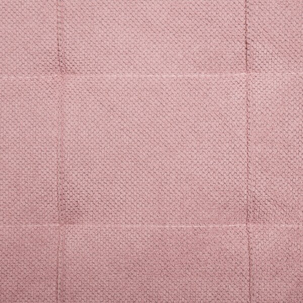 Taburet ružový 100 x 42 x 40 cm polyester čalúnená taburetka úložný priestor obývacia izba moderný štýl