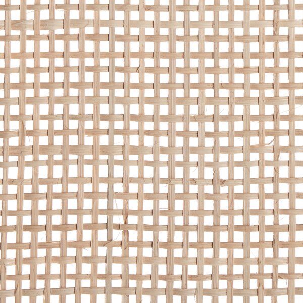 Kúpeľňová skrinka svetlé drevo drevotrieska ratanové čelo 40 x 92 cm boho dizajn