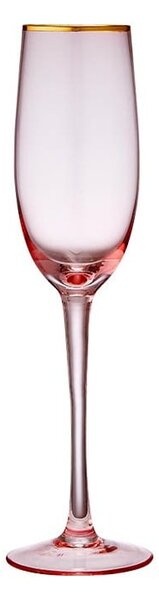 Ružový pohár na šampanské Ladelle Chloe, 250 ml