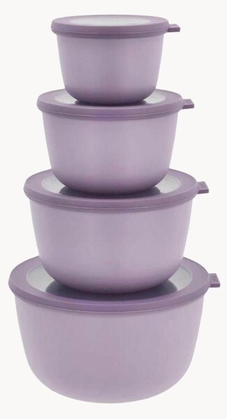 Úložné dózy's pokrievkami Cirqula Nordic Lilac, 4 ks