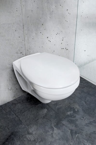 Biele WC antikoro sedadlo Wenko Vorno