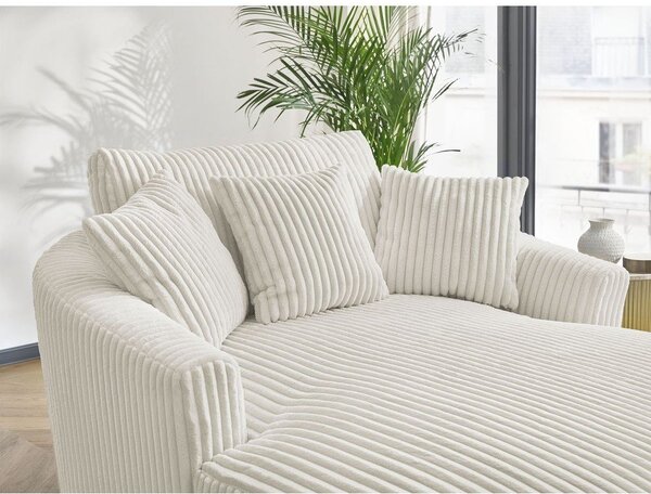 Béžové menčestrové kreslo Belem – Bobochic Paris