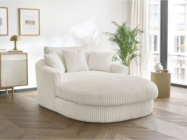 Béžové menčestrové kreslo Belem – Bobochic Paris