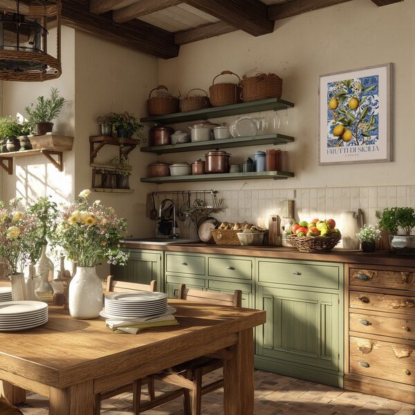 Tlačený obraz s rámom 40x50 cm Sicilia – Styler