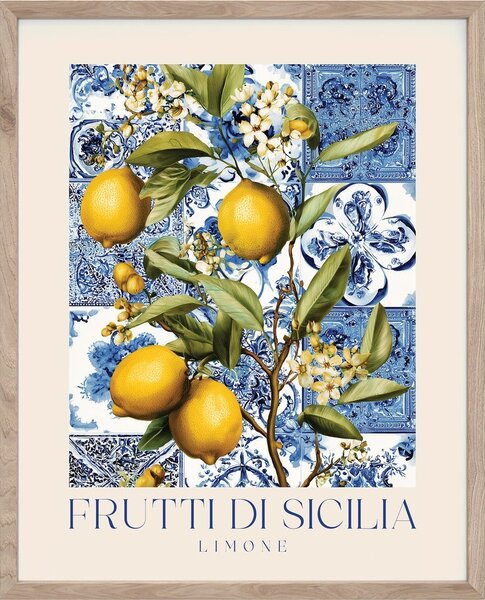Tlačený obraz s rámom 40x50 cm Sicilia – Styler