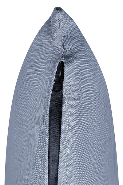 Ochranná plachta na záhradný slnečník sivá PVC polyester 210 x 45 cm kryt proti dažďu