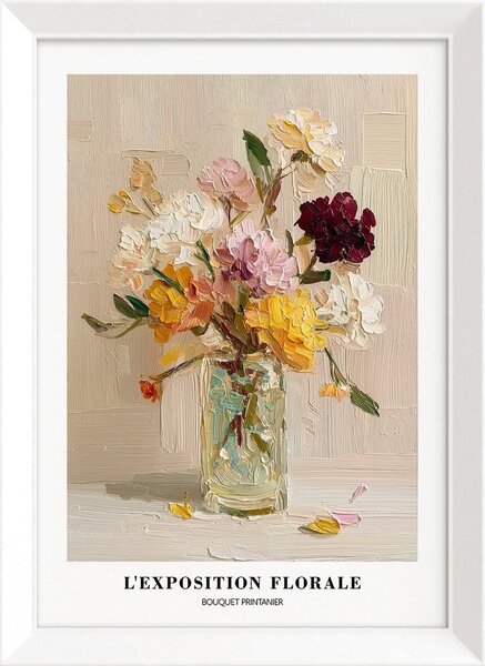 Tlačený obraz s rámom 56x75 cm Sunny Bouquet – Styler