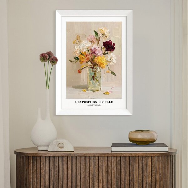 Tlačený obraz s rámom 56x75 cm Sunny Bouquet – Styler