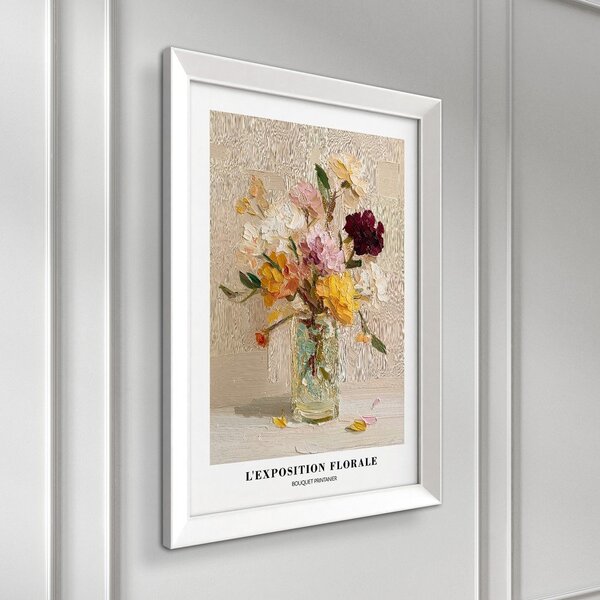Tlačený obraz s rámom 56x75 cm Sunny Bouquet – Styler