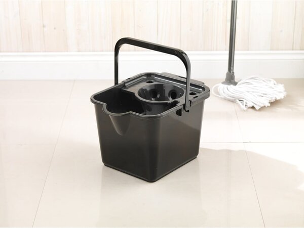 Čierne vedro na mop Addis Pail & Wringer