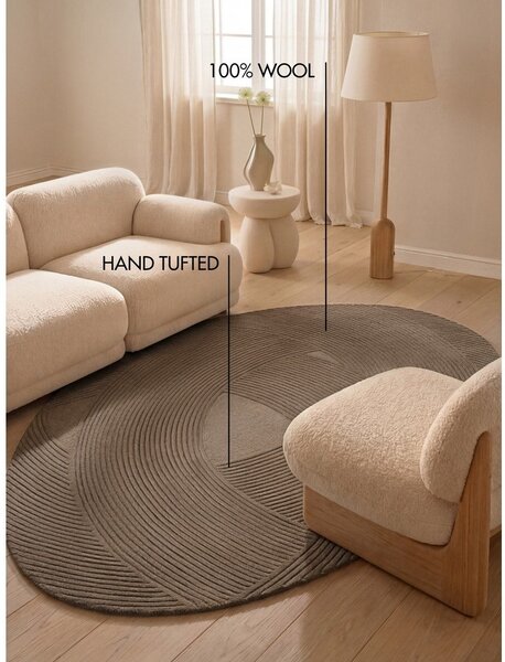 Hnedý vlnený koberec 160x230 cm Kensington Victoria – Ted Baker