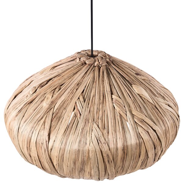 Závesná lampa prírodná vodný hyacint pletená ručná výroba osvetlenie moderný boho štýl obývacia izba kuchyňa jedáleň