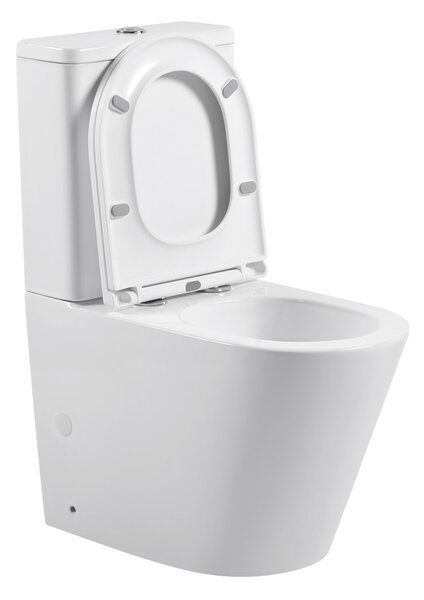 Erga Tina, WC kombi misa 620x365x820 mm, Tornado 2.0 + toaletné sedadlo, biela lesklá, ERG-V03-TINA-TO2-WH