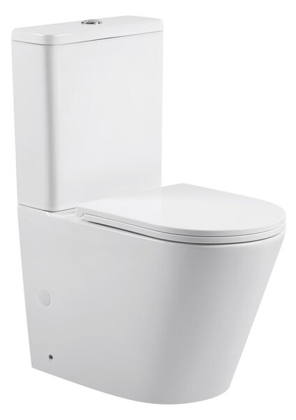 Erga Tina, WC kombi misa 620x365x820 mm, Tornado 2.0 + toaletné sedadlo, biela lesklá, ERG-V03-TINA-TO2-WH