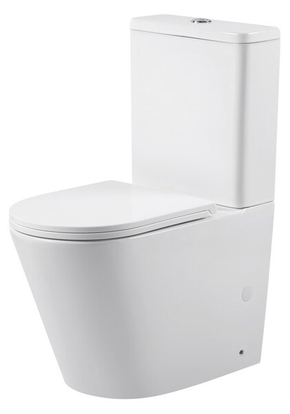 Erga Tina, WC kombi misa 620x365x820 mm, Tornado 2.0 + toaletné sedadlo, biela lesklá, ERG-V03-TINA-TO2-WH