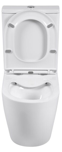 Erga Siena, WC kombi misa 620x365x820 mm, Rimless + toaletné sedadlo, biela lesklá, ERG-V03-SIENA-RIM-WH