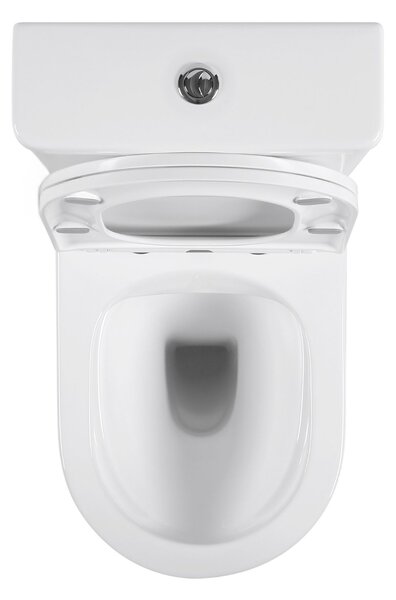 Erga Siena, WC kombi misa 620x365x820 mm, Rimless + toaletné sedadlo, biela lesklá, ERG-V03-SIENA-RIM-WH