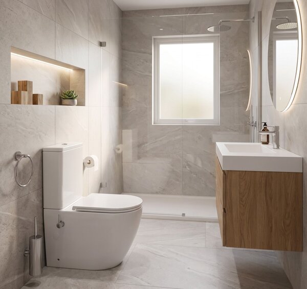 Erga Siena, WC kombi misa 620x380x820 mm, Rimless + funkcia bidetu + toaletné sedadlo, biela lesklá, ERG-V03-SIENA-RIM-BID-WH