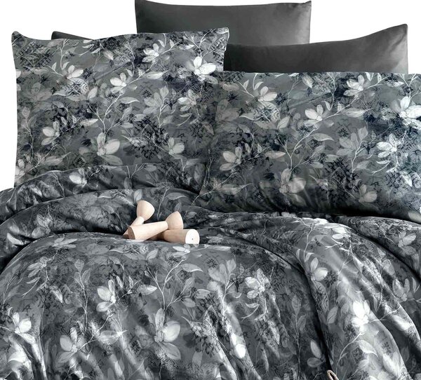 SATÉNOVÉ OBLIEČKY LUXURY LIBERA 200X220 CM, 2KS 70X80 CM KVETY