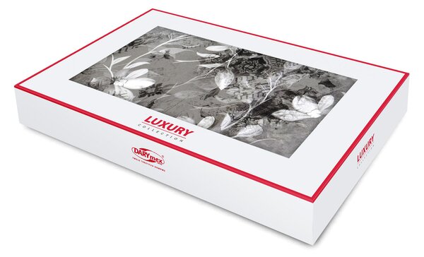 SATÉNOVÉ OBLIEČKY LUXURY LIBERA 200X220 CM, 2KS 70X80 CM KVETY