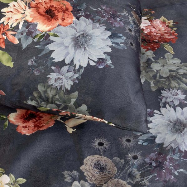 SATÉNOVÉ OBLIEČKY LUXURY MERISA 200X220 CM, 2KS 70X80 CM KVETY