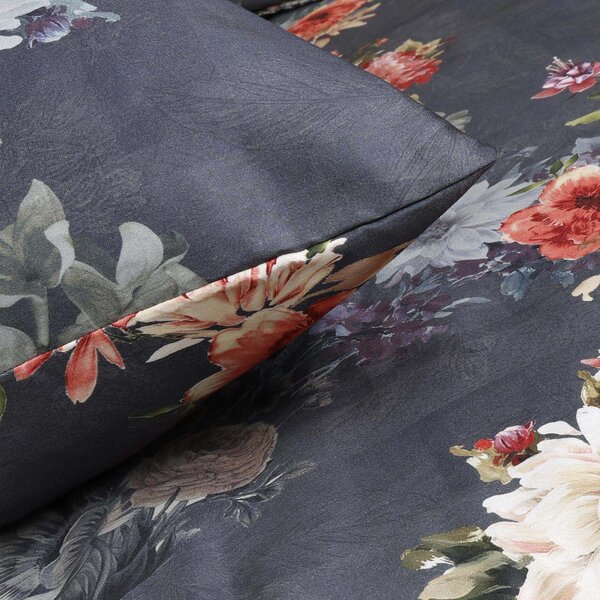 SATÉNOVÉ OBLIEČKY LUXURY MERISA 200X220 CM, 2KS 70X80 CM KVETY
