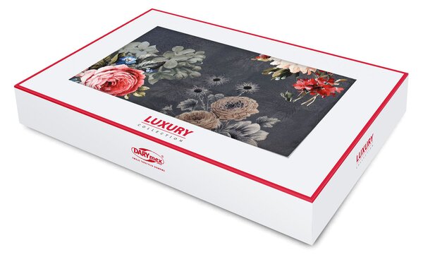 SATÉNOVÉ OBLIEČKY LUXURY MERISA 200X220 CM, 2KS 70X80 CM KVETY